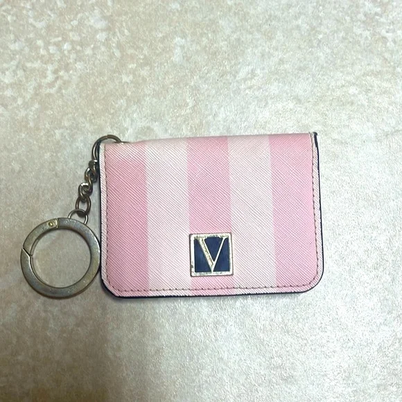 *SOLD* Mini Victoria Secret Flip Card Case Keychain Wallet - Picture 1 of 6